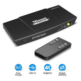 2-PORT KVM SWITCH - DISPLAYPORT 1.2