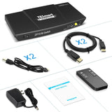 2-PORT KVM SWITCH - DISPLAYPORT 1.2