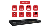 8x8 Video Matrix HDMI 2.0 | ARC | 4K60 | HDR | Dolby Vision | Downscaling | Web GUI