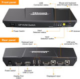 2-PORT KVM SWITCH - DISPLAYPORT 1.2