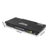 TESmart 2-Port HDMI 2.0 KVM Video Switch - 4K 60Hz UHD - Audio Output, USB Sharing