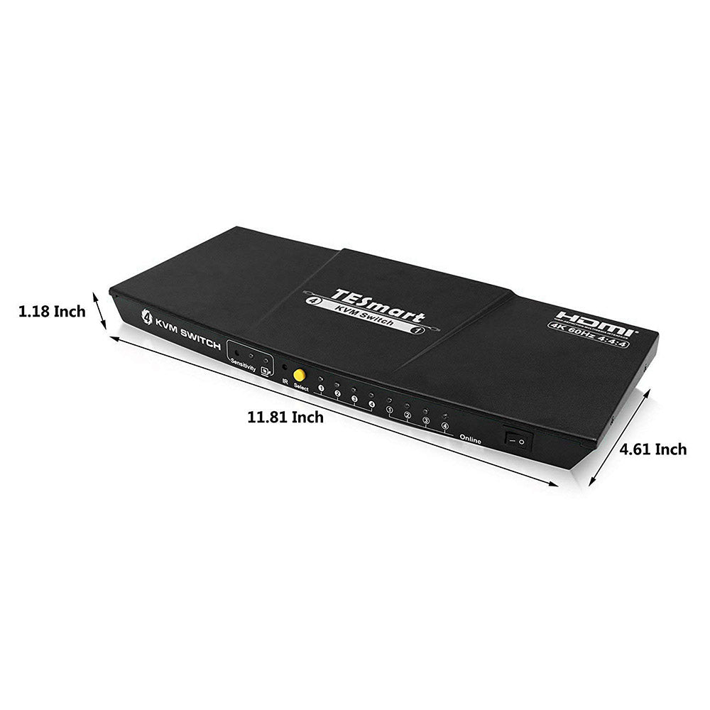 TES mart 4×1 HDMI KVM SWITCH Amazon.com: TESmart USB 3.0 HDMI KVM Switch 1 Monitor 4