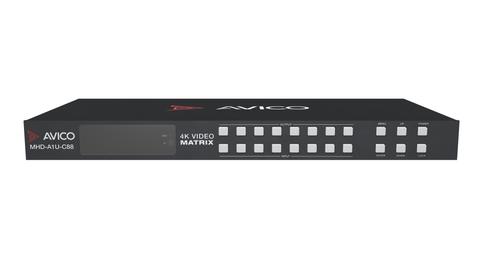 Avico 8x8 Video Matrix HDMI 2.0 | ARC | 4K60 | HDR | Dolby Vision | Downscaling | Web GUI