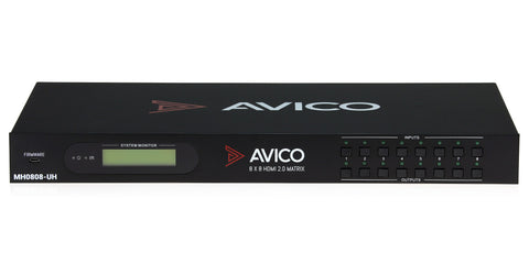 Avico Professional 4K 8x8 HDMI 2.0 Matrix Switch