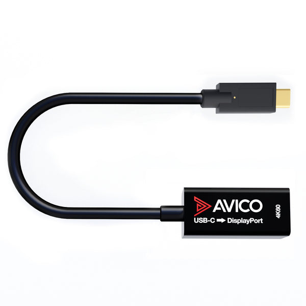 USB C to DisplayPort 1.2 Adapter – 4K 60hz HDR – 2K 144hz – Active – for Monitors, TVs, PCs, MacBooks, Projectors – Thunderbolt 3 Compatible