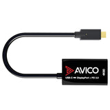 USB C to DisplayPort 1.2 Adapter with 100W Charging – 4K 60hz HDR – 2K 144hz – Active – for Monitors, TVs, PCs, MacBooks, Projectors – Thunderbolt 3 Compatible