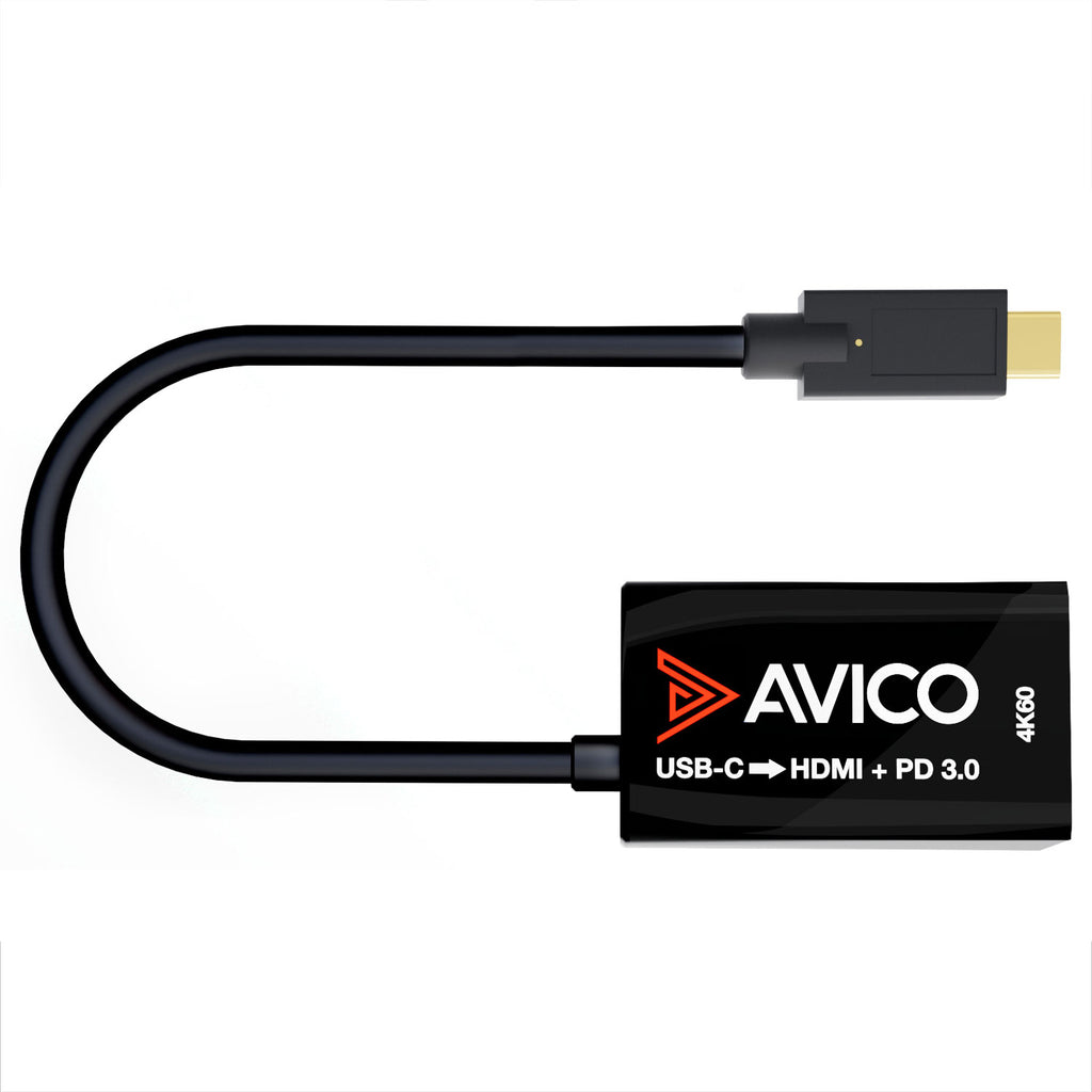 USB C to HDMI 2.0 Adapter with 100W Charging – 4K 60hz HDR – 2K 144hz –  AvicoTech